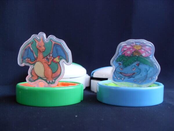 Charizard and Venusaur toys that launch from Pokeballs.