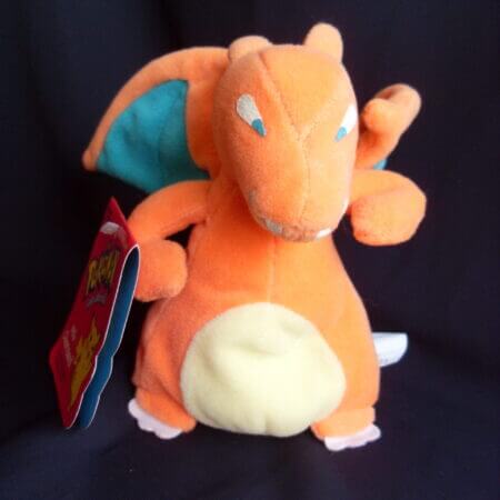 1999 Pokemon plush toy Charizard.