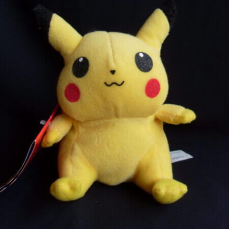 1999 Pokemon plush toy Pikachu.