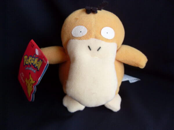 1999 Pokemon plush toy Psyduck.