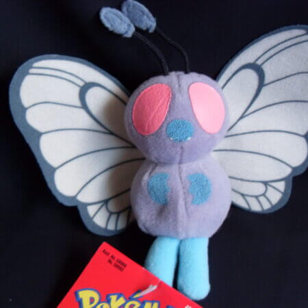 1999 Pokemon plush toy Butterfree.