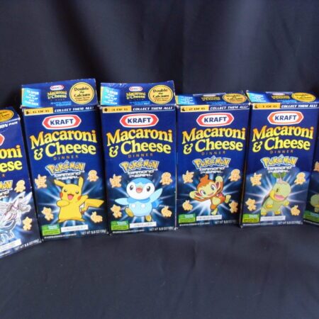 Pokemon: Diamond and Pearl Kraft Macaroni and Cheese Boxes - Set of 6