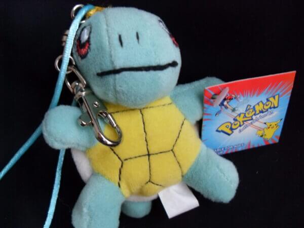 1999 Pokemon plush keychain Squirtle.
