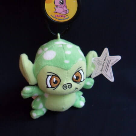 2005 Neopets McDonald's promo plush toy, Speckled Mynci.