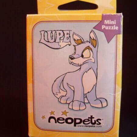 Neopets Blue Lupe character puzzle.