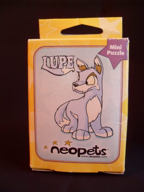 Neopets Blue Lupe character puzzle.
