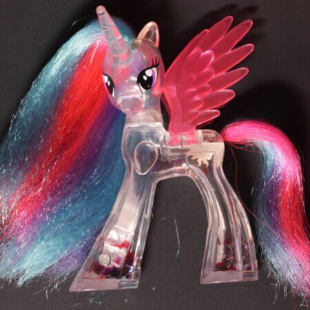 My Little Pony: Generation 4 - Rainbow Shimmer Princess Celestia, front view.