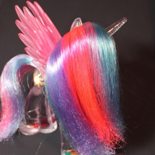 My Little Pony: Generation 4 - Rainbow Shimmer Princess Celestia, hair detail.