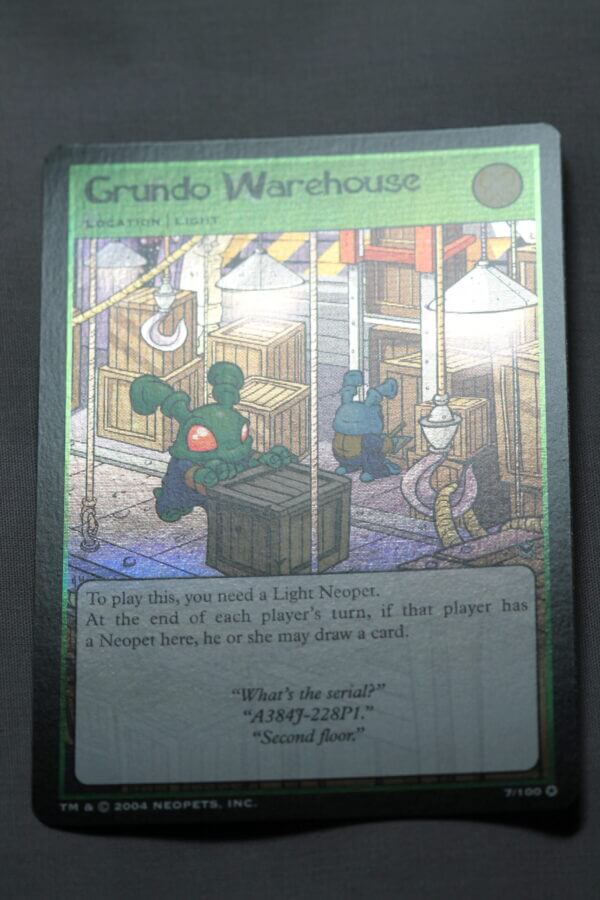 Grundo Warehouse (7/100) from Return of Dr. Sloth, detail view.