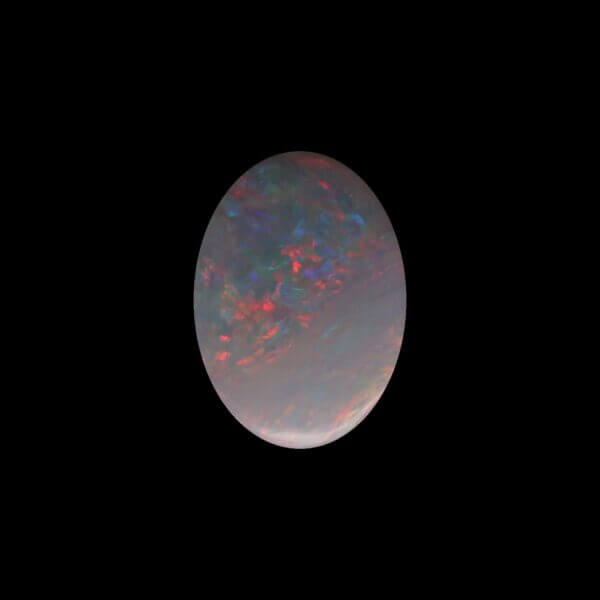 Coober Pedy Opal, 8x6mm oval cabochon, pink.