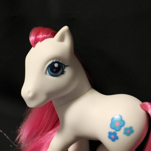 My Little Pony: Generation 3 - Blossomforth, face close-up.